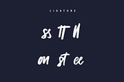 Runyone - Handbrush Font, a Font by skiiller studio (Thumbnail 7 of 8)