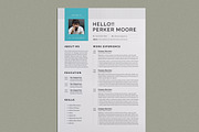 Resume & Cover Letter | Word & EPS, a Resume Template by HiveArts (Thumbnail 3 of 4)