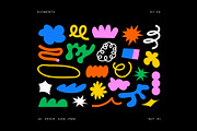 Colorful Doodle Elements, an Object Graphic by Léo Alexandre (Thumbnail 2 of 16)