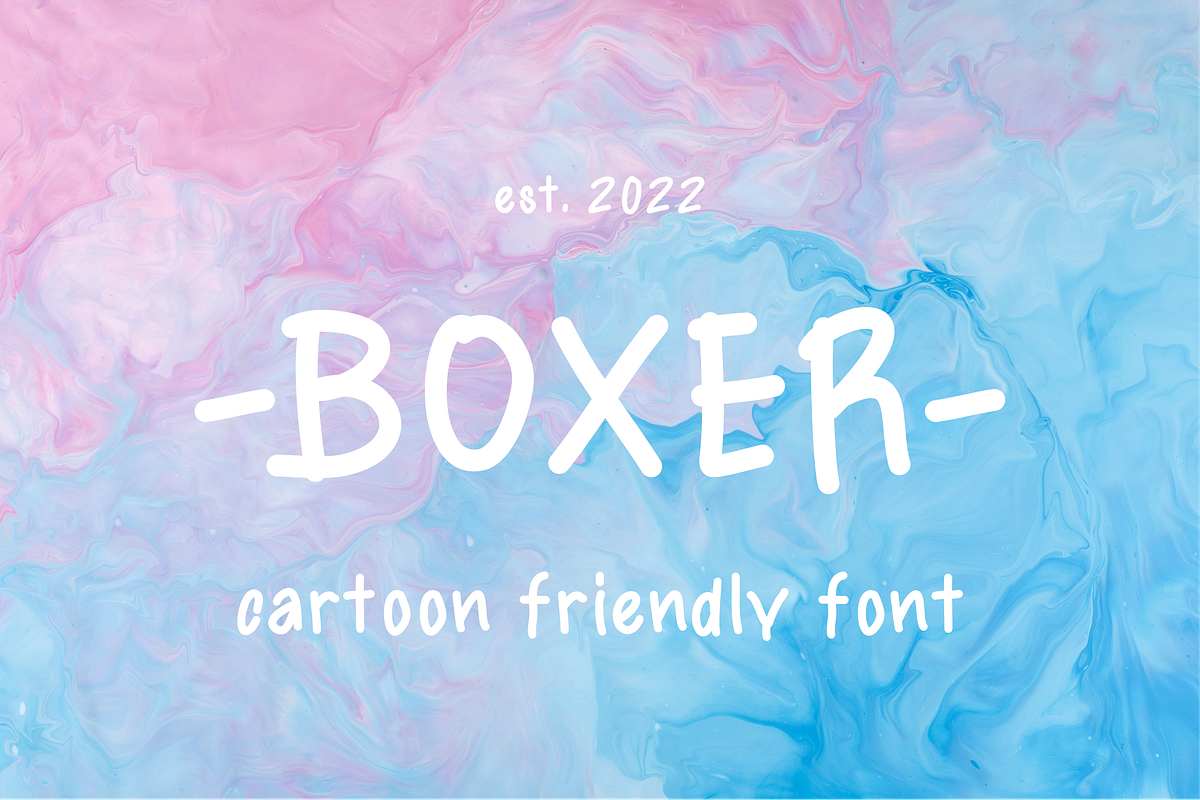 Boxer Friendly Font, a Serif Font by zerologicstudio (Photo 1 of 2)