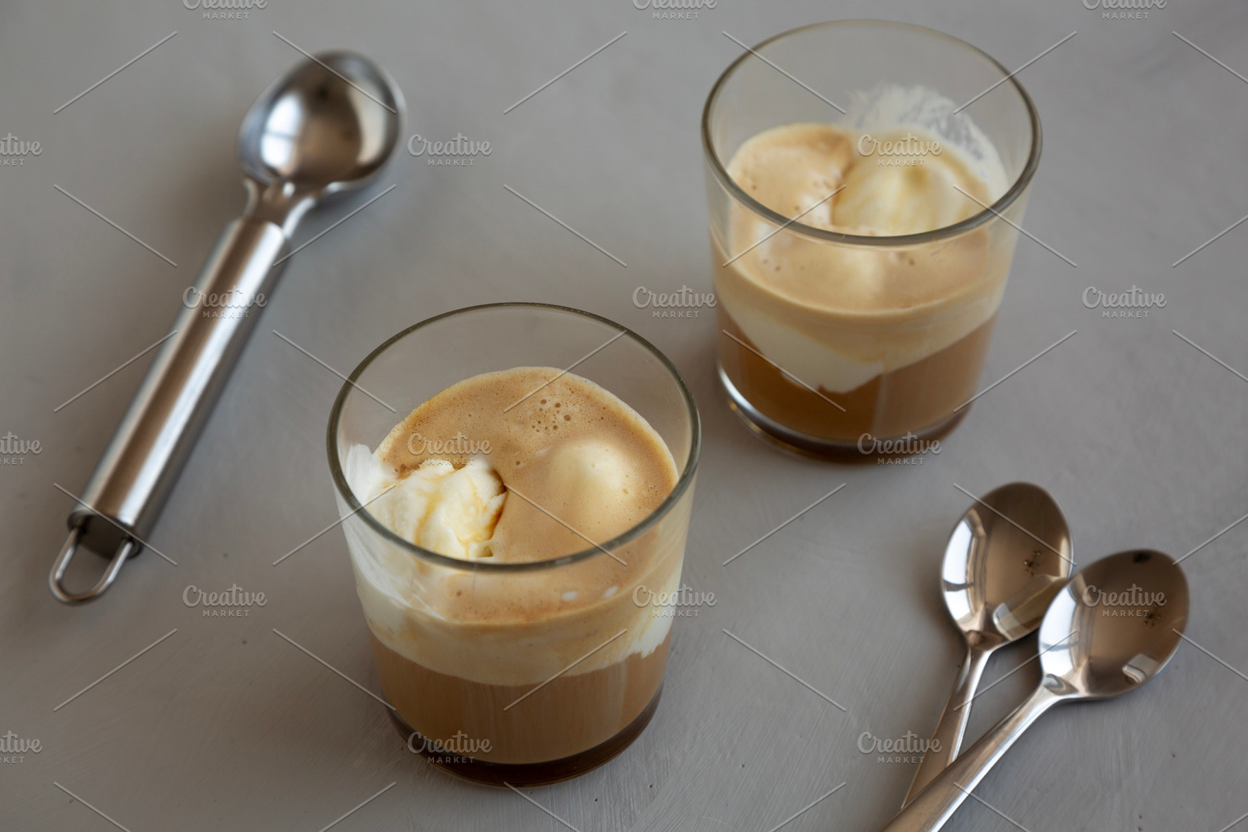 Homemade Affogato Coffee Ice Cream, a Food & Drink Photo by LiudmylaChuhunova