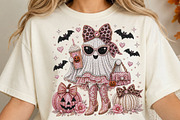 Cute Rhinestone Ghost PNG, a Seasonal Illustration by DreamCafeArt (Thumbnail 4 of 6)