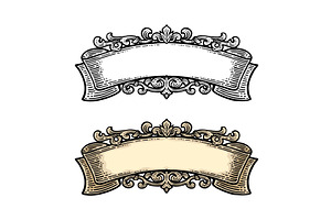 Ribbon isolated on white background, an Object Illustration by MoreVector