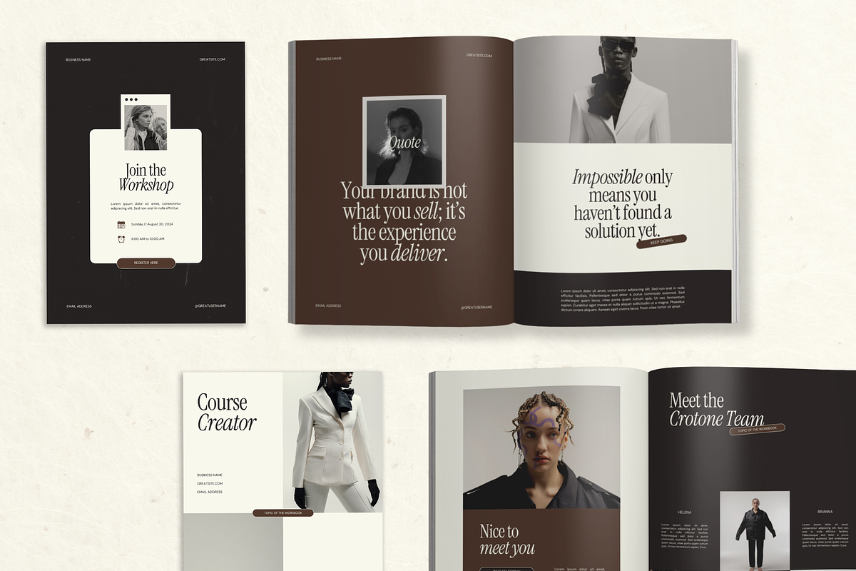 Canva Workbook Template for Coaches, a Magazine Template by Branding Babe Co. (Photo 9 of 10)