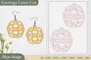 Abstract celtic Earrings Laser Cut, an Illustration by Theyo Design (Thumbnail 10 of 13)
