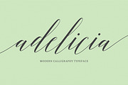 Adelicia Script, a Script Font by Seniors (Thumbnail 1 of 7)