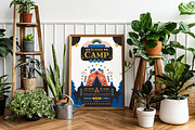 Folk Art Summer Camp Flyer Template, a Flyer Template by Hole Hope Design (Thumbnail 2 of 5)