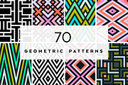 70 seamless geometric patterns set, a Pattern Graphic by Luxury Fashion Prints (Thumbnail 1 of 3)