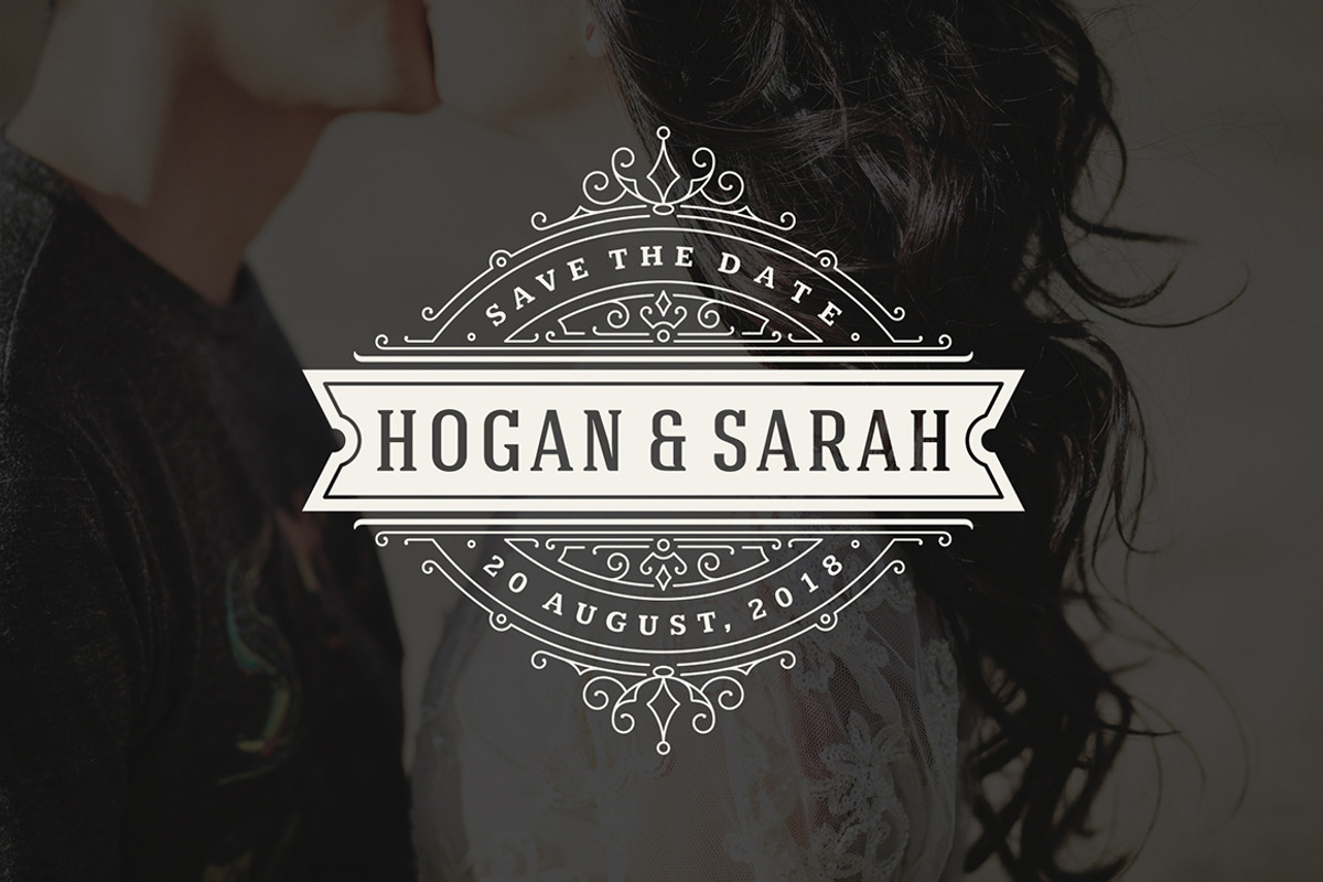 18 Wedding Logos and Badges, a Branding & Logo Template by Vasya Kobelev (Photo 10 of 14)