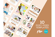 Instagram Post Template For Canva, a Social Media Template by DreamColor (Thumbnail 2 of 5)