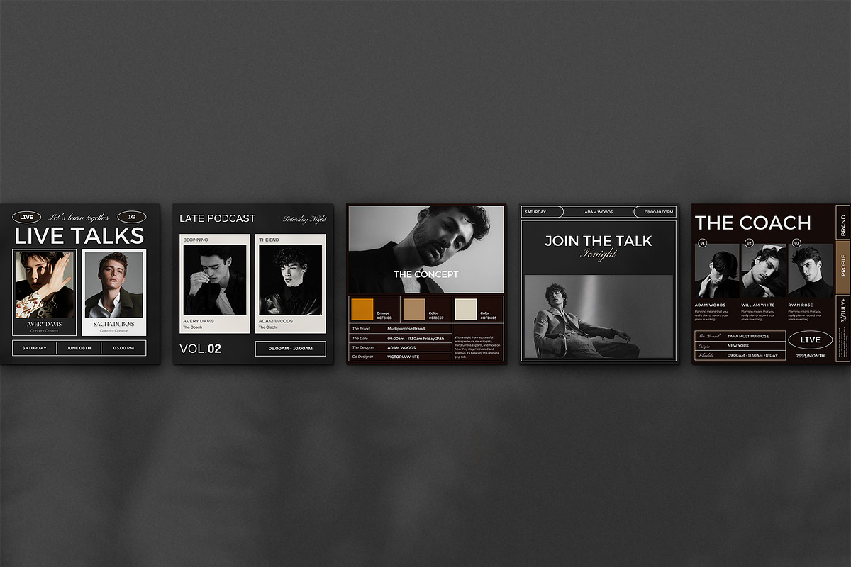 TARA TALK | Podcast kit, a Social Media Template by Analogi Studio (Photo 2 of 9)