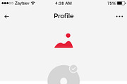Oculus iOS Wireframe UI Kit, a Wireframe Template by Yaroslav Zaitsev (Thumbnail 7 of 23)