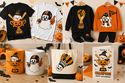 Cute Sport Halloween Clipart Bundle, an Object Graphic by Daisy Design (Thumbnail 6 of 9)
