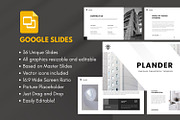 PLANDER Minimal Google Slides, a Presentation Template by Rizki Herdian (Thumbnail 1 of 5)