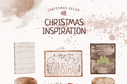 Christmas Inspiration Watercolor set, a Seasonal Illustration by Yakovleva Margarita (Thumbnail 3 of 19)