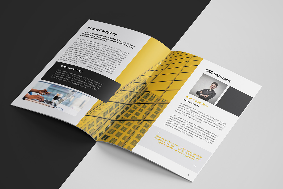 HR / Employee Handbook Template, a Brochure Template by Template Shop (Photo 5 of 10)