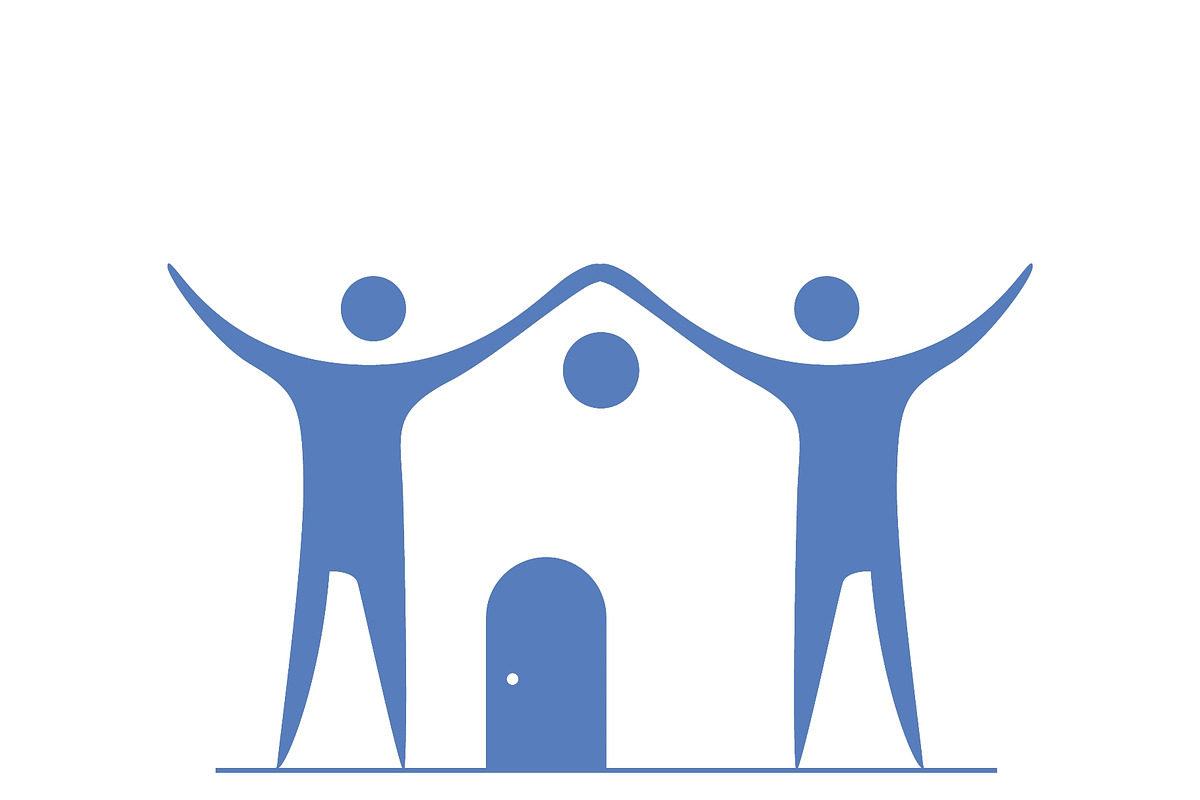 Home foundation with two persons, a Person Illustration by LogosDen (Photo 3 of 3)