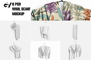 Wool scarf Mockup Part 1, an Apparel Mockup by GraphicVil (Thumbnail 3 of 9)