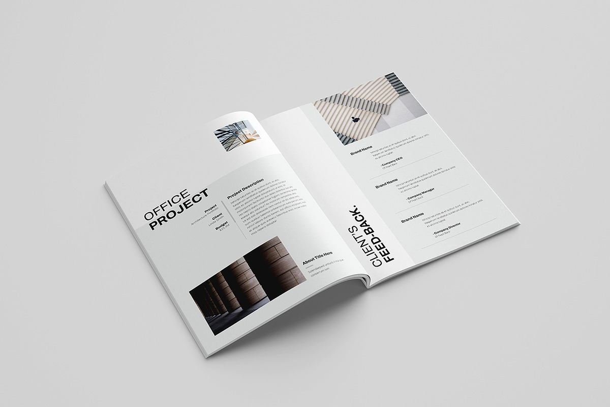 Architecture Portfolio Template, a Brochure Template by Spark_Creative (Photo 10 of 14)
