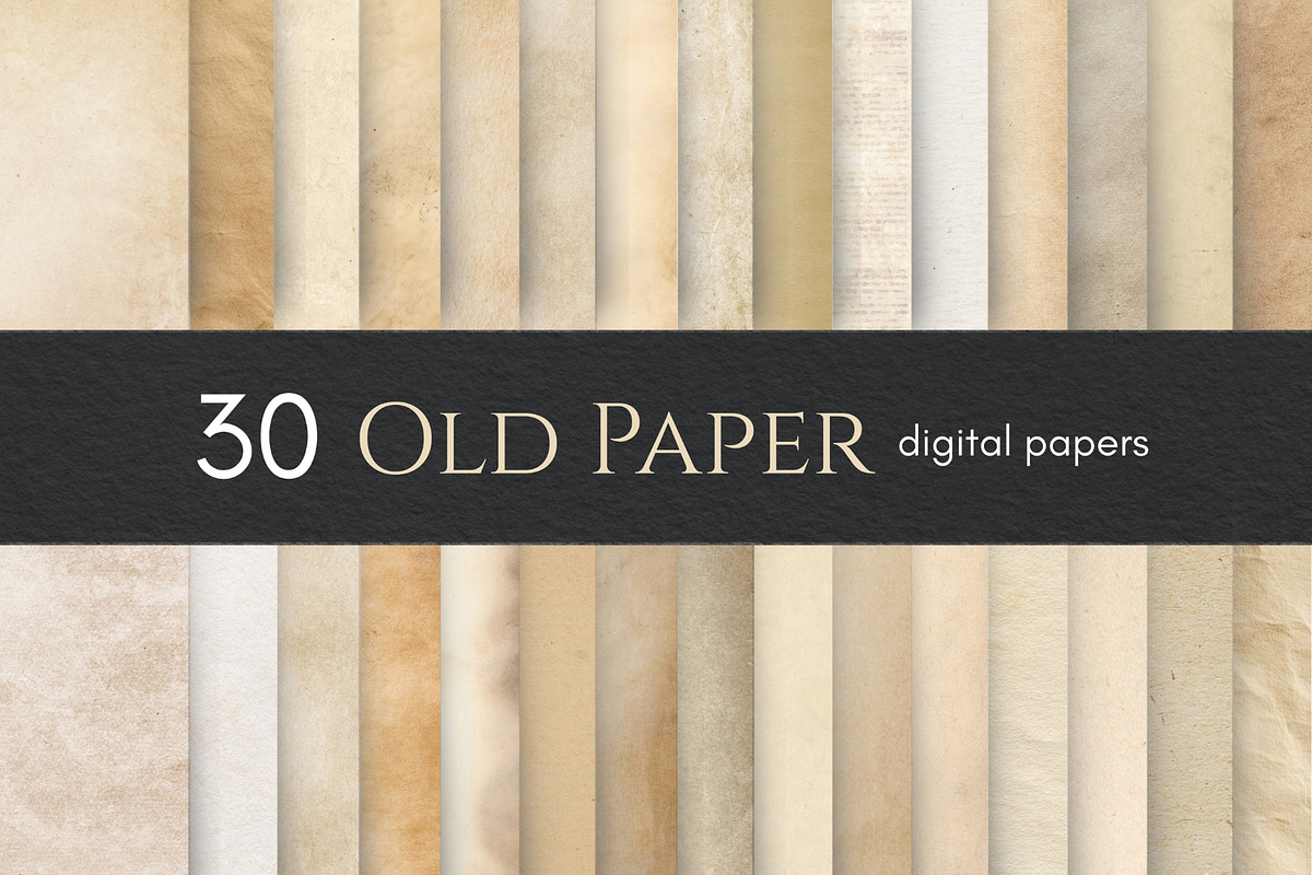 30 Old Textures, Vintage Papers, a Texture Graphic by Business Chic (Photo 1 of 5)