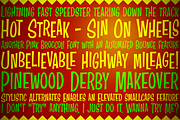 Hot Streak, a Font by Pink Broccoli (Thumbnail 1 of 3)