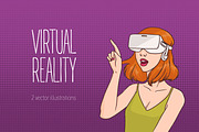 Concept of virtual reality, a Person Illustration by Good Studio (Thumbnail 1 of 3)