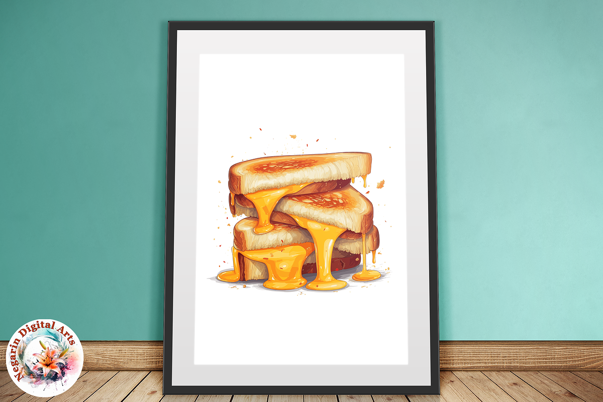 Delicious Watercolor Fastfood, an Object Graphic by Negarin Digital Art (Photo 9 of 9)