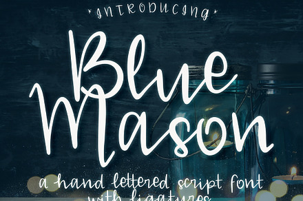 Blue Mason Script Font