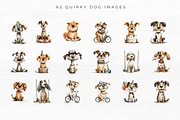 Quirky Dog Clipart Vol 2, an Object Graphic by EllyandLima (Thumbnail 4 of 8)