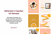 Boho social media templates, a Templates & Theme by Designbysterre (Thumbnail 3 of 6)