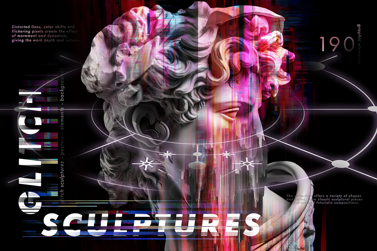 GLITCH SCULPTURES COLLECTION, an Object Graphic by Natali Batu (Photo 1 of 20)