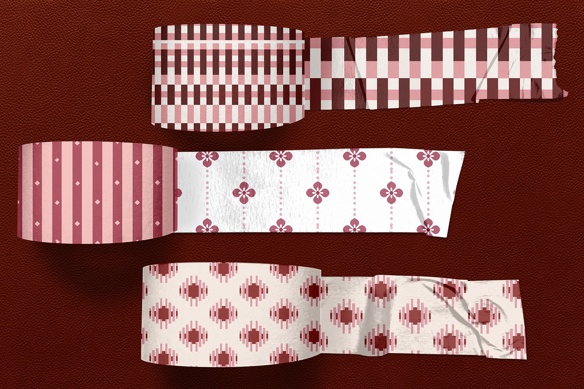 220+ Pink and Burgundy Patterns, a Pattern Graphic by Pattern Whimsy (Photo 2 of 9)