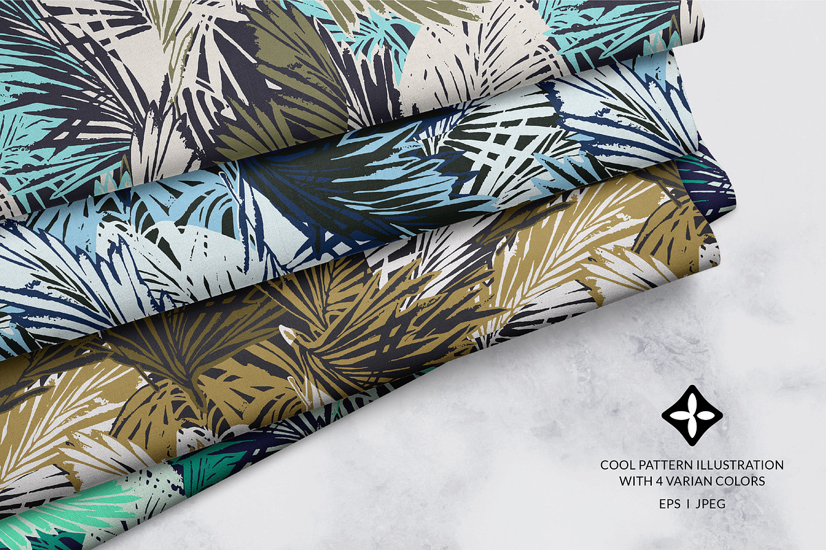 Palm Abstract Print Patterns, a Pattern Graphic by ASTUDIO (Photo 2 of 9)