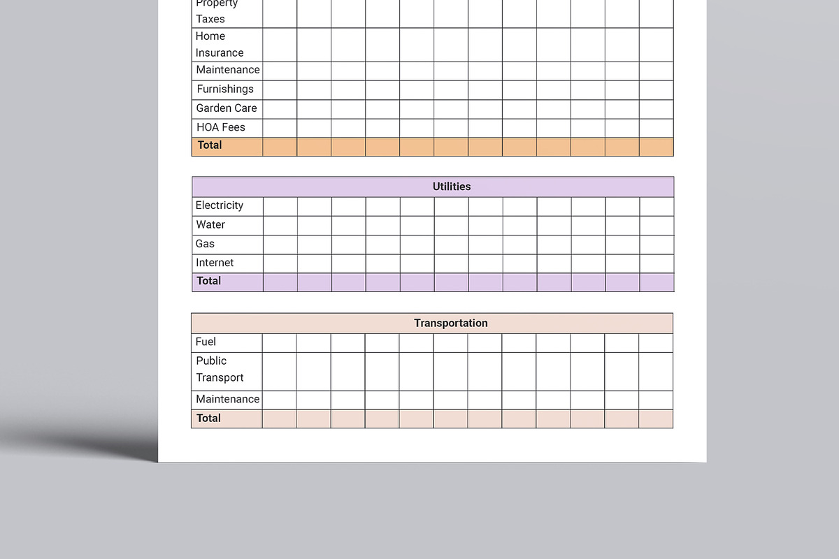 Budget Templates, a Stationery Template by MightyDesign (Photo 3 of 8)
