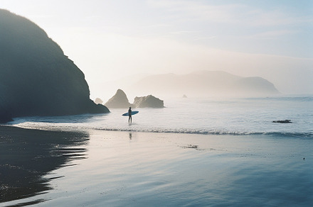Shoreline Surfer, a Sports & Recreation Photo by k.tay