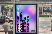Warsaw Citylight Ad Bus Stop 12 v1, an Advertising Mockup by Graphic Shelter (Thumbnail 2 of 8)