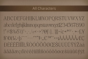 Quenza Vintage, a Serif Font by Craft Supply Co. (Thumbnail 8 of 8)