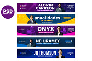 Business YouTube Banner Bundle Pack, a Social Media Template by Vaughn Studios (Thumbnail 1 of 8)