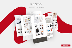 Pesto - ECommerce PSD Template