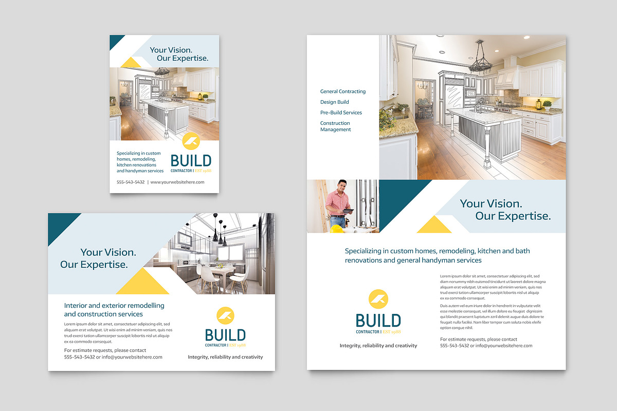 Contractor Flyer Template, a Flyer Template by StockLayouts (Photo 3 of 3)
