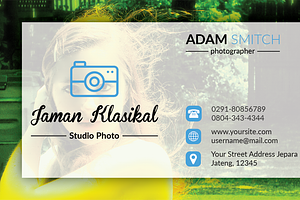 Abstrack Photographer Business Card