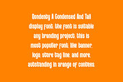 Qondenty - Condensed Tall Font, a Sans Serif Font by Iqsiart Studio (Thumbnail 4 of 7)