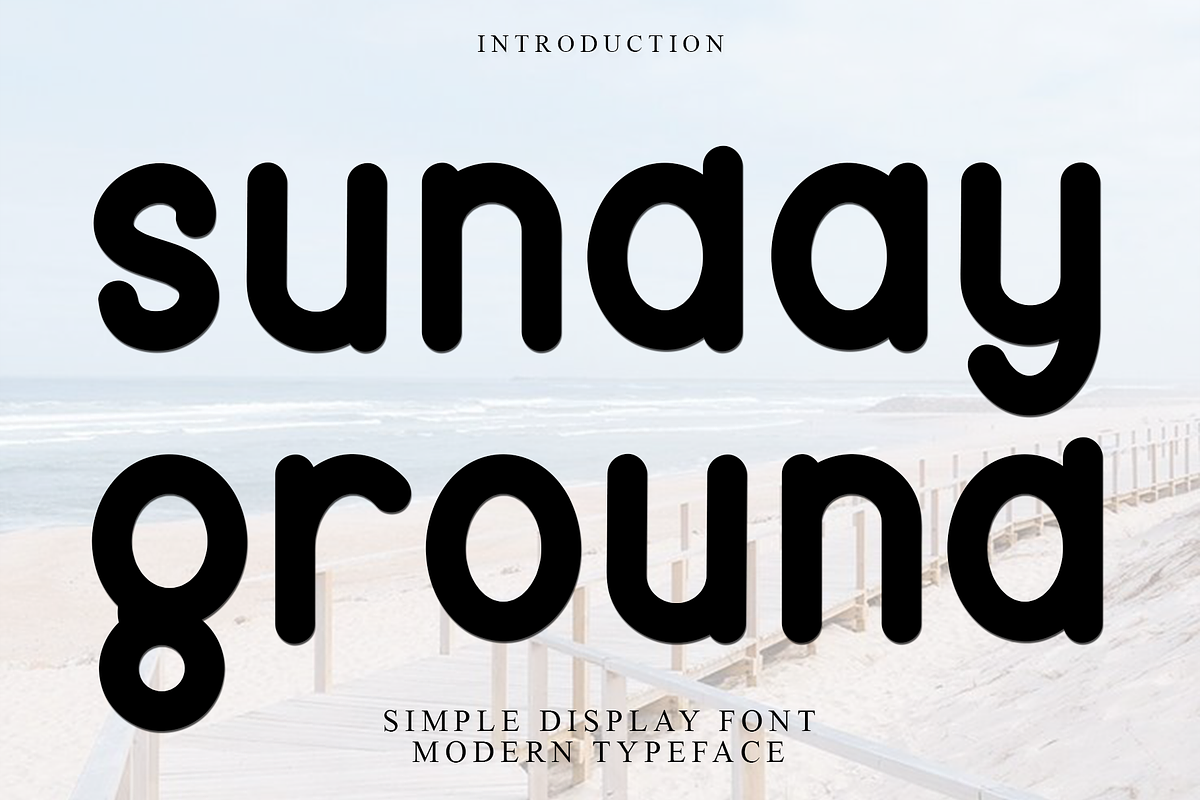 Sunday Ground, a Sans Serif Font by FreshTypeINK (Photo 1 of 7)