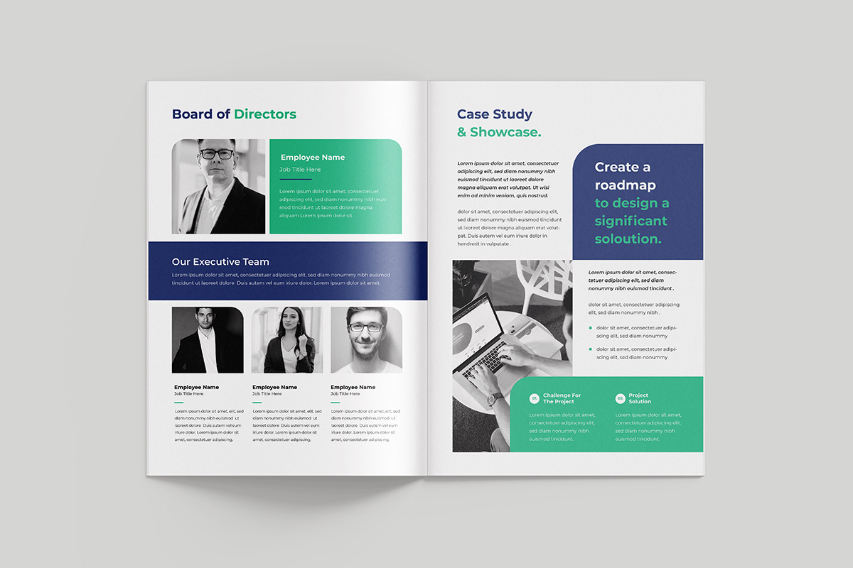 Company Profile Design, a Brochure Template by afsar.hossain (Photo 5 of 6)