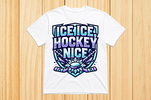 Hockey T-Shirt Design Graphic