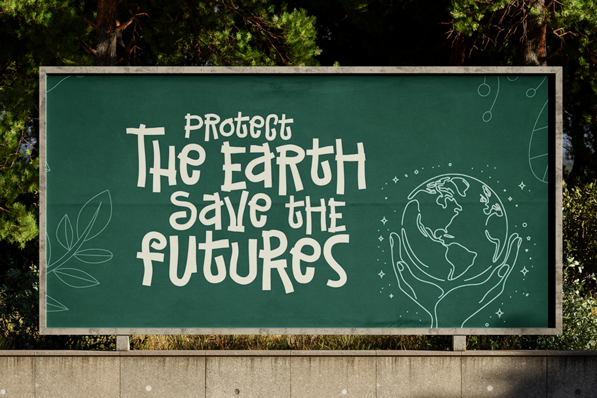 Brackoz - Funky Handwriting Font, a Handwritten Font by Grontype (Photo 7 of 9)