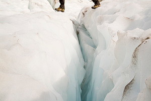 Ice Climber On Glacier, a Person Photo by THP Creative