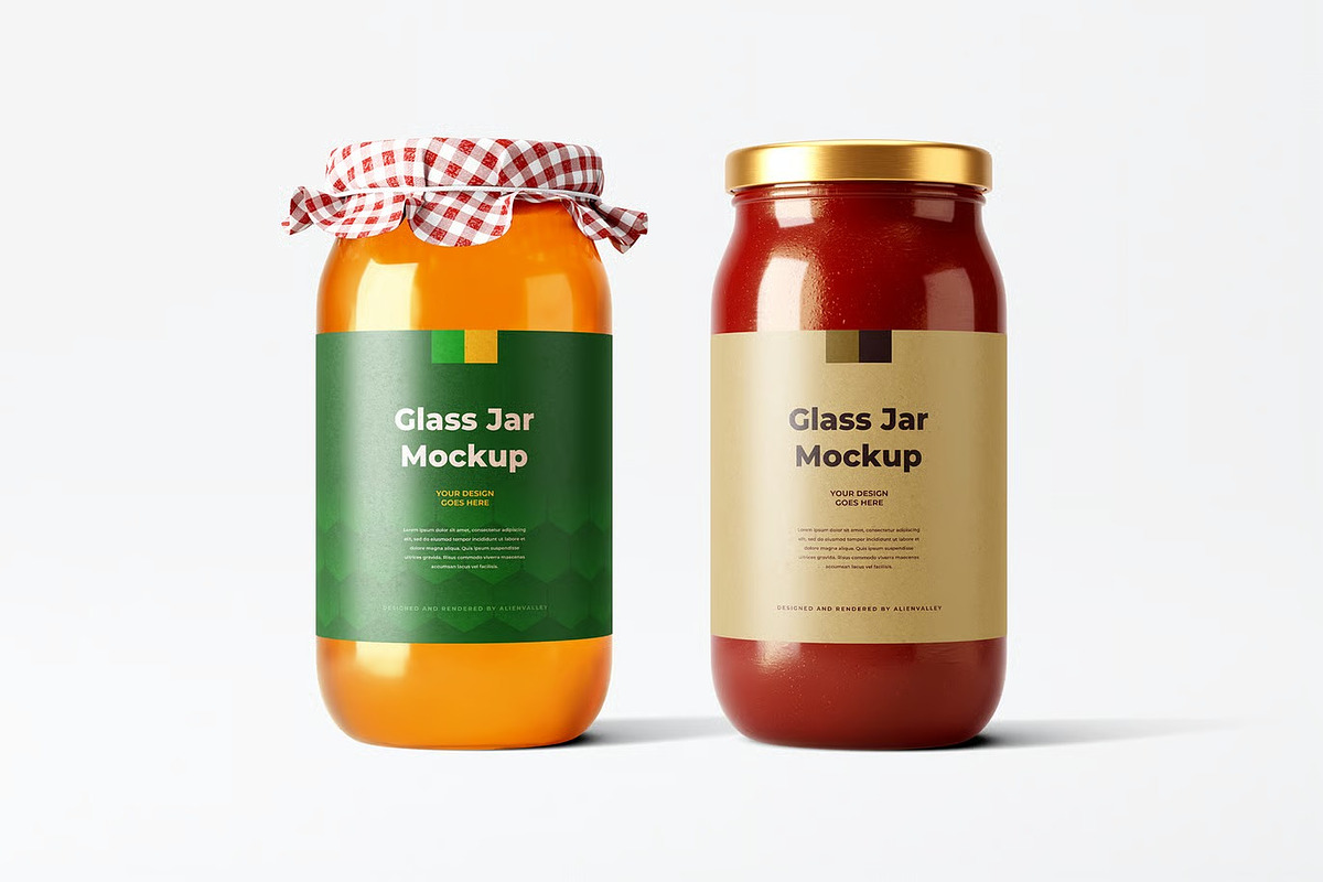 Glass Jar Mockup, a Product Mockup by zpackcreative (Photo 3 of 5)