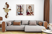 A Black Woman’s Luxury Wall Art Set, an Illustration by PrintablesByFranklyn (Thumbnail 6 of 7)