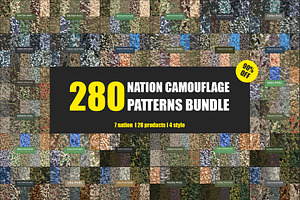 280 Nation Camouflage Pattern Bundle